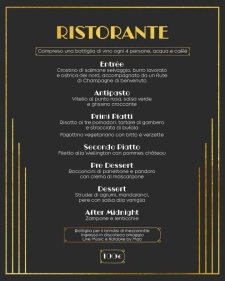menu cenone capodanno ristorante discoteca orsa maggiore lecco 2026