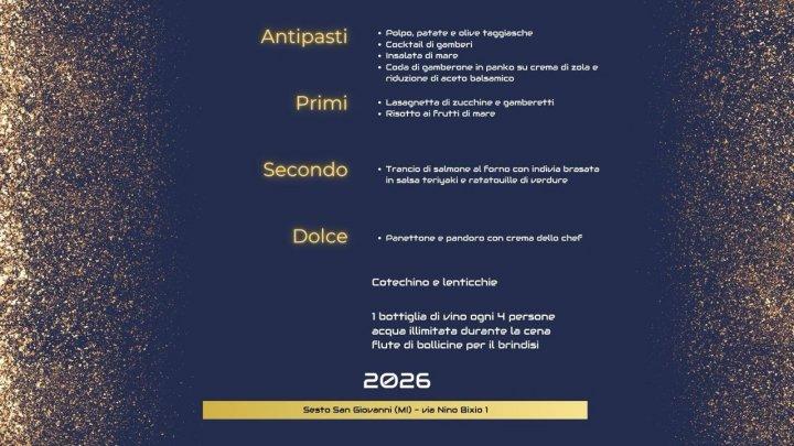 capodanno farinami garden sesto san giovanni milano menu
